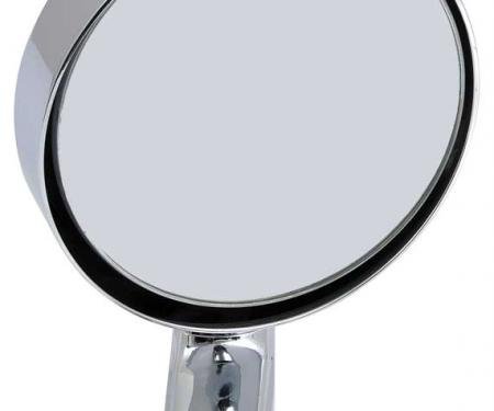 OER 1966-74 Mopar A & B-Body Remote Outer Door Mirror - Round Type - (Drivers Side) LH MD2207