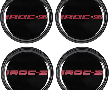 OER 1985-87 Camaro IROC-Z, Wheel Center Cap & Emblem, Red, Set of 4 748636