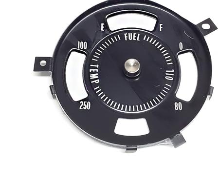 1969-72 Pontiac GTO, LeMans, Faceplate, Fuel, Oil, Temp, Rally Gauges