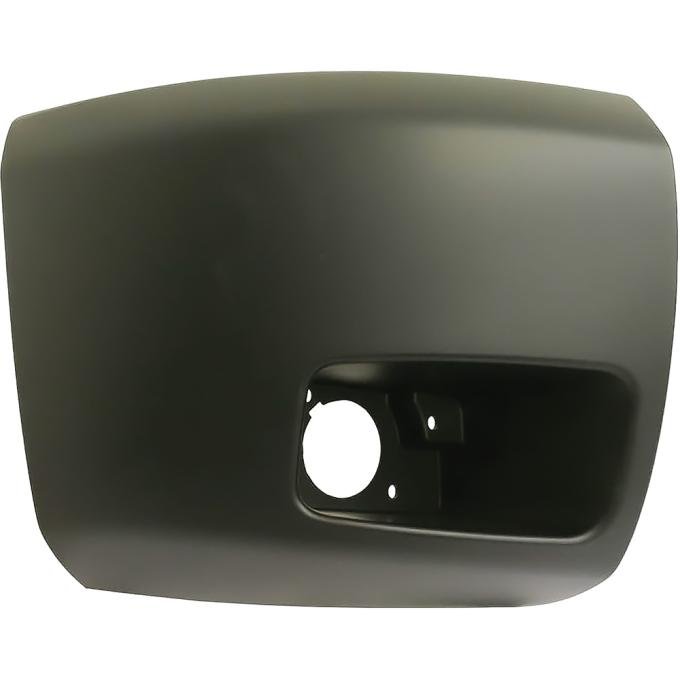 2007-13 Chevrolet Silverado 1500 GMT900 Series Truck, Front Bumper End Cap, Paintable, With Light Hole, RH
