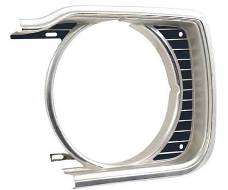 1975-76 Dart Headlamp Bezel LH