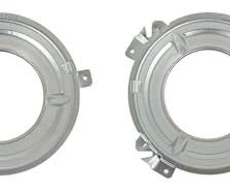 1971-74 Mopar Headlamp Bucket Set Inner and Outer LH and RH Sides - Set of Four