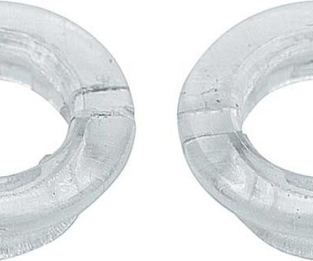 OER 1967 Clear Plastic Door Lock Knob Ferrules K587