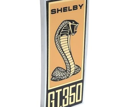 1967 Mustang, Shelby G.T. 350, Fender Emblem, Brushed Gold, Each