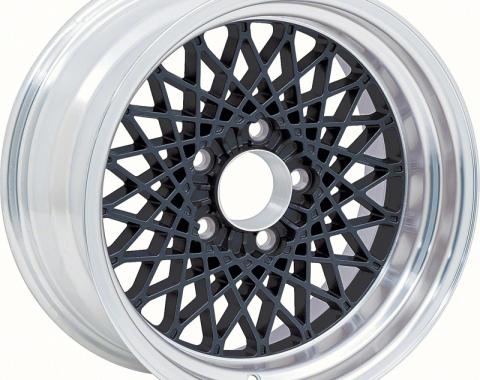 1982-92 Firebird, GTA Style Alloy Wheel, 16" X 8", 5" Backspacing, 16mm Offset, Black
