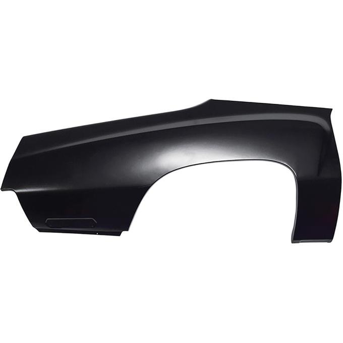 1976-77 Monte Carlo, Rear Quarter Panel Skin, Without Sail Panel, RH