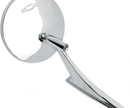 OER Repro Outer Mirror with Bow Tie Logo (without ribbed base) CM3005