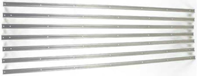 1954-59 Chevy, GMC Pickup Truck, Bed Strip Set, 1/2-3/4 Ton, Short Bed, Stepside, 7 Piece, Raw Steel