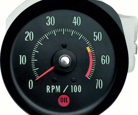 1970 Chevelle SS, Monte Carlo, Tachometer, 5500 Red Line, GM Licensed