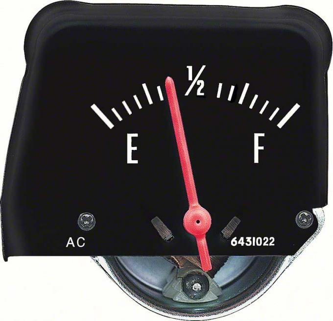 OER 1968-76 Black Console Fuel Gauge 6431582