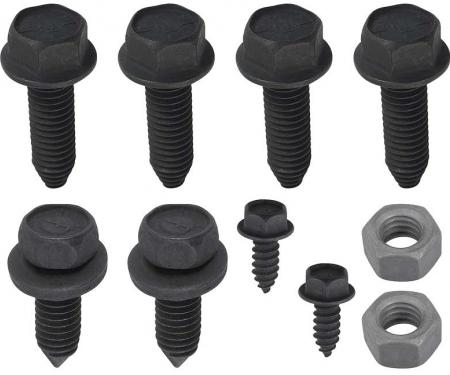OER 1970-72 Chevrolet Camaro, Front Bumper Hardware, Set HWK001
