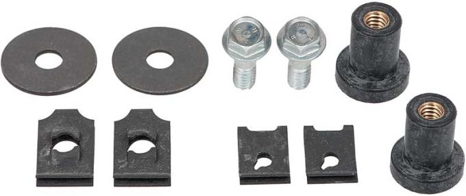 OER 1969 Camaro, Firebird, Air Contitioning Condenser Mounting Hardware Kit, 10 Piece Set A9600160