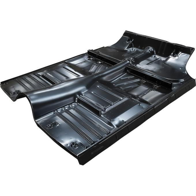 1955-57 Chevy Bel Air, Complete Floor Pan, with Floor Braces, 2 Door Hardtop, EDP Coated