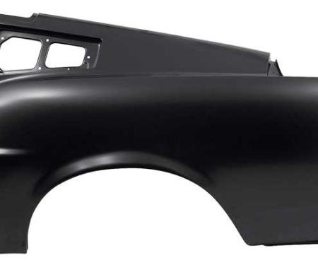 1968 Ford Mustang Fastback, Full Quarter Panel, One-Piece, Late Design, LH