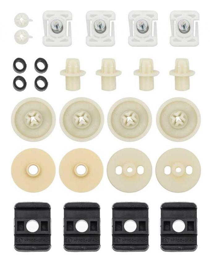 OER 1970-72 Mopar E-Body 26 Piece Door Window Hardware Set ME8140