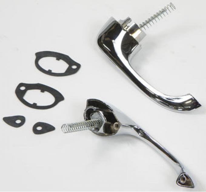 1965-68 Impala, Bel Air, Biscayne, Caprice, Outer Front Door Handle Set, 4 Door Models