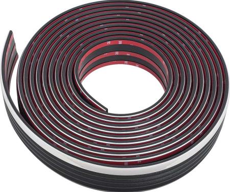 OER 1988-99 Chevy, GMC Pickup, Blazer, Jimmy, Suburban, Body Side Molding, Black & Chrome, 25' Roll 152848