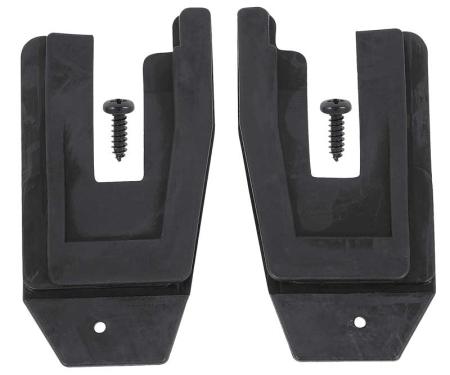 OER 1961-64 Impala, 1961-62 Bel Air, U Shape Door Jamb Rubber Seals, with Screws, Pair K2016