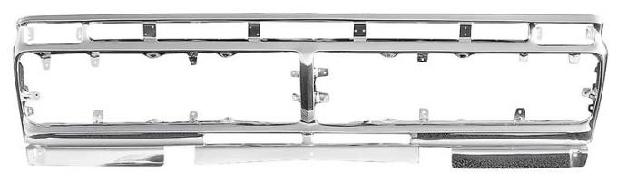 1973-77 Ford F-100,F-150,F-250,F-350 Pickup Truck, Front Grille Shell, Chromed Aluminum