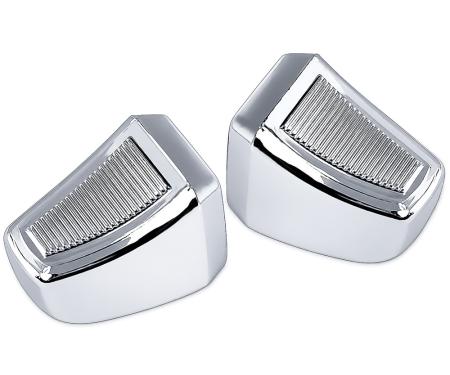 1972-74 Dodge, Plymouth A, B, E-Body, Chrome Seat Back Release Knob, Pair