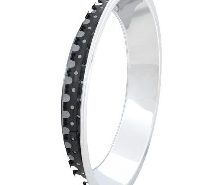 OER 1965-88 Chevrolet, Rally Wheel Trim Ring , 14", 2-1/4" Deep Step Lip, Chrome, Each A9590010