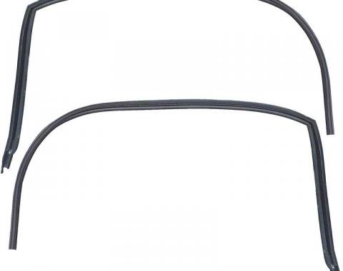 1968-69 Camaro, Firebird, Roof Rail Weatherstrip, Coupe, Pair