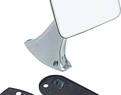 OER 1970-72 Chevy, GMC Pickup Blazer, Jimmy, Suburban, Outer Door Mirror Kit, with Gaskets & Hardware, LH Driver Side CX1149