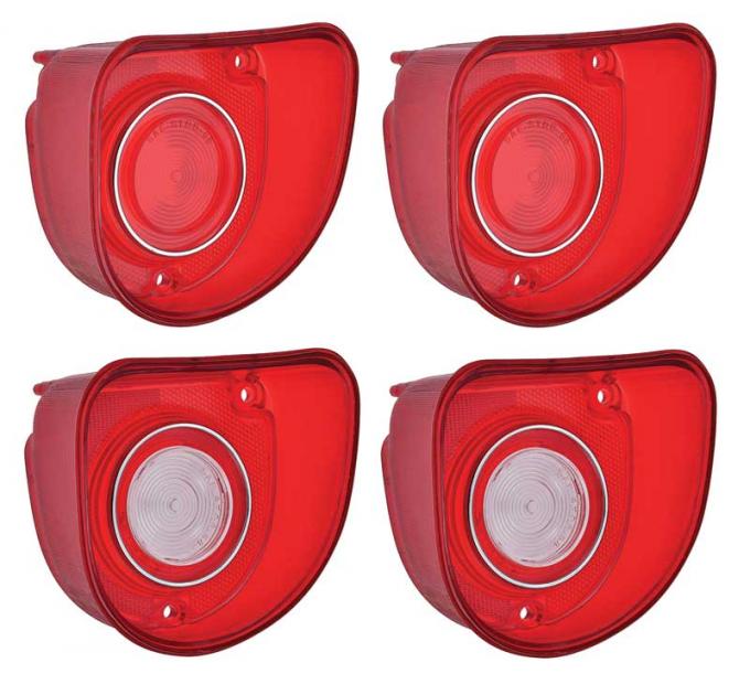 OER 1968 Impala and Bel Air Tail Lamp and Back-Up Lens Set *881288