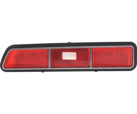 OER 1969 Camaro, Tail Light Lens, Standard, SS, Z28, except RS, LH Drivers Side, GM Licensed 5961567