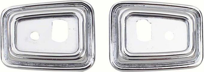 OER 1968-69 CamaroDeluxe Door Grab Handel Bezels K207