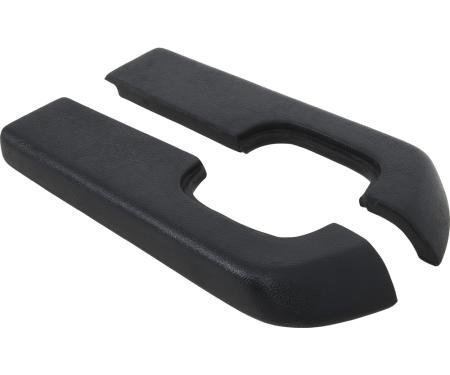 1973-79 Ford F100, F250, F350, Pickup, 1978-79 Bronco, Arm Rest Pad Set, Black, Pair