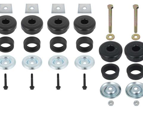 1984-87 Chevrolet, GMC Fleetside Pickup, Body Mounting Set, Standard Cab, 32-Piece Set