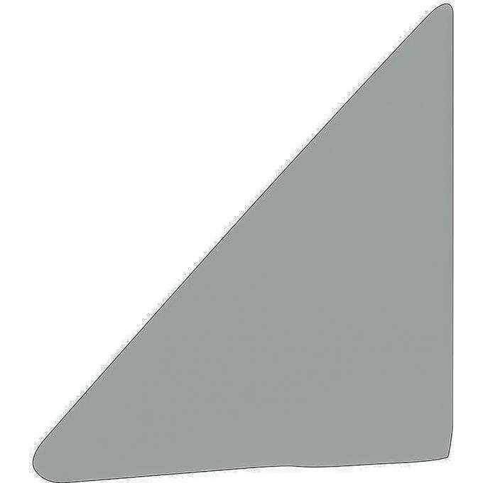 OER 1963-64 Impala, GM Full-Size 2-Door Hardtop/Coupe, 4-Door Hardtop, 4-Door Sedan, Vent Glass, LH/RH, Custom Gray Tint VG2435Y