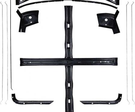 OER 1967-68 Camaro / Firebird 13 Piece Inner Roof Panel Brace Set with EDP Coating C2060