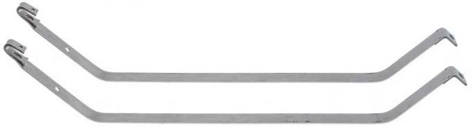 1973-75 Nova, 1974-75 Camaro / Firebird Stainless Steel Fuel Tank Mounting Straps, Pair