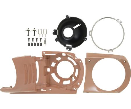 1964-66 Ford Mustang, Headlamp Assembly, With Hardware, LH