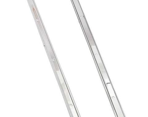 1954-59 Chevrolet, GMC, Bed Angle Strips, 1/2, 3/4 Ton, Short Bed, Stepside, Stainless, Polished