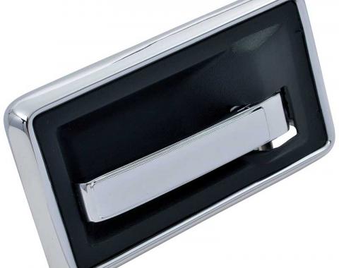 1970-74 Camaro, Firebird, Grand Prix, Bonneville, Inner Door Handle, with Bezel, Die-Cast, RH Passenger Side