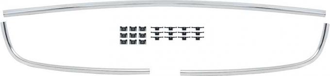 OER 1970-71 Plymouth Barracuda, Convertible Boot Well Moldings, w/Hardware, 3 Piece Set ME175928