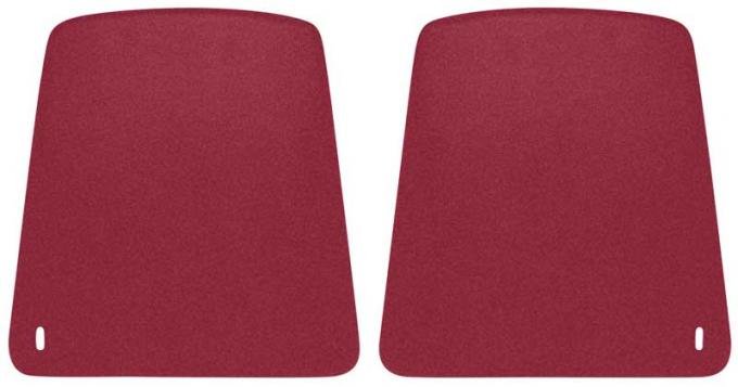 OER 1967-70 Camaro / Firebird Red Bucket Seat Back Panels K1031