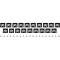 1965-66 Mustang, Rear Window Molding Clip Kit, Coupe, 19 Clips, 19 Screws, 38 Total Pieces
