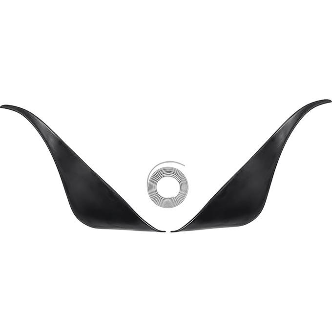 OER 1970-78 Pontiac Trans Am, Rear Side Spoiler Kit, with Mounting Studs, Welting Seal, Urethane Reproduction *F15225