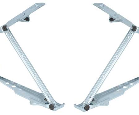 OER 1982-92 Camaro, Firebird Hood Hinge Assembly, with Stud, RH and LH, Pair *881380