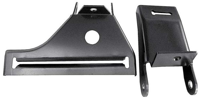 OER 1955-57 Chevy Bel Air, 150, 210, Nomad, Parking Brake Floor Brackets, except Convertible, Set TF126175