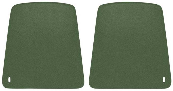 OER 1969-70 Camaro / Firebird Dark Green Bucket Seat Back Panels K1061