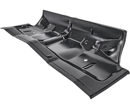 1968-72 Chevelle, GTO, Skylark, Cutlass, LeMans, Grand Prix, 1970-72 Monte Carlo, Under Rear Seat Floor Panel