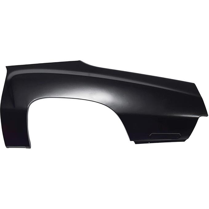 1976-77 Monte Carlo, Rear Quarter Panel Skin, without Sail Panel, LH Driver Side