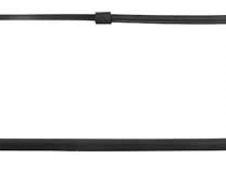 1968-70 Dodge Charger (Except Daytona or 500), Interior Rear Window Trim, 4 Piece Set