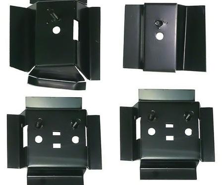 OER 1978-88 Buick Regal, Inner Bucket and 45/55 Split Bench Seat Mounts, 4 Piece Set GN110240