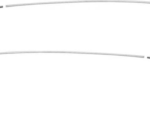 1973-74 Nova, Apollo,Omega, Ventura, Roof Drip Molding Set, 2-Door Coupe & Hatchback, 6 Piece Set